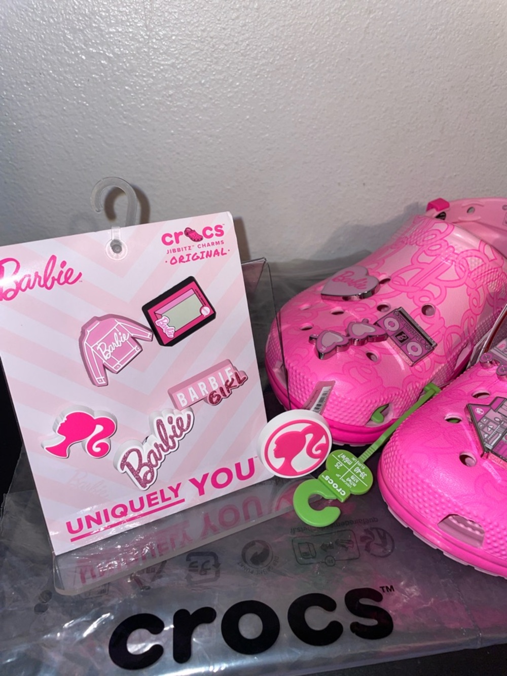 CROCS Mattel Barbie Monogram Classic Clog - Picture 2 of 16